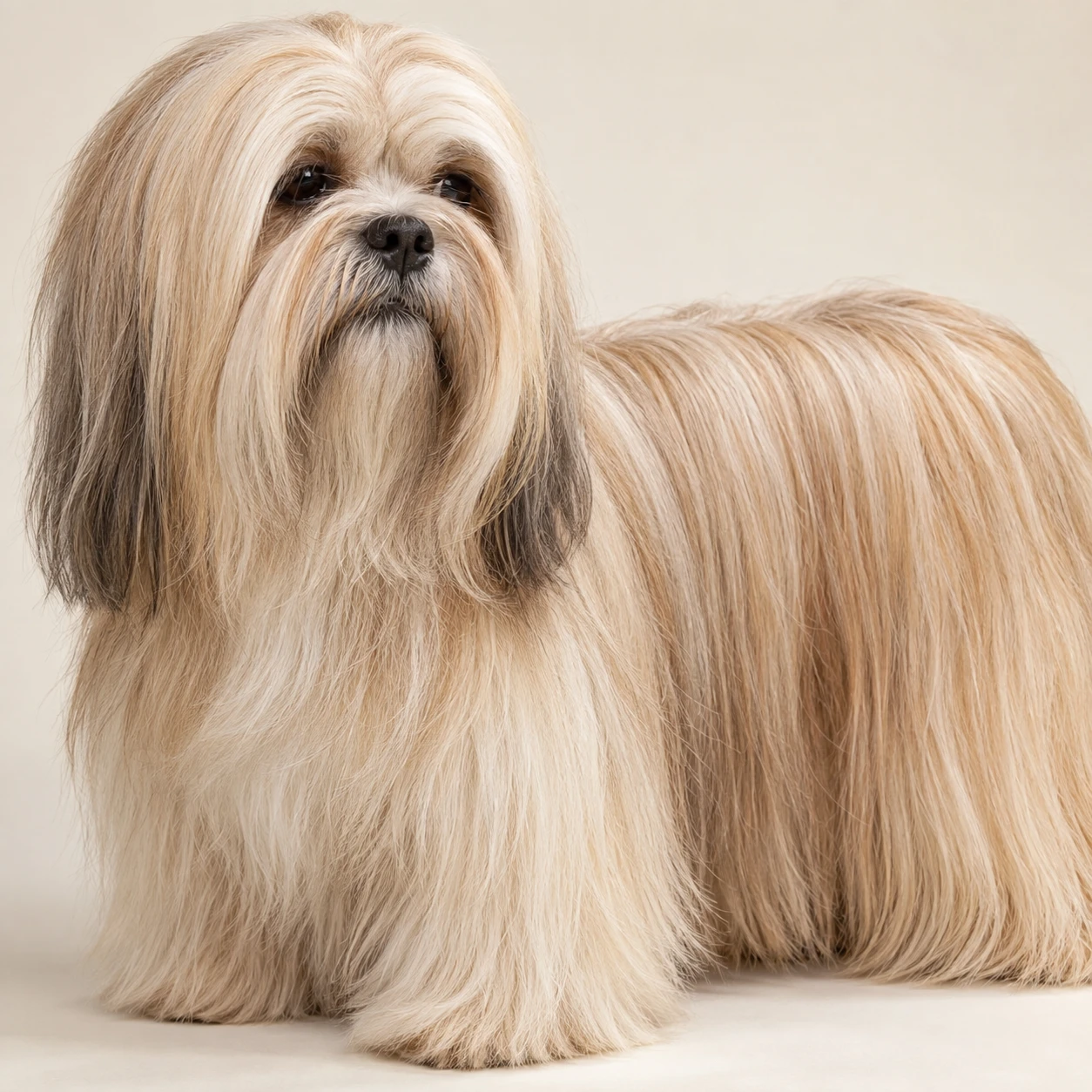 Long hair that keeps growing — Hair-like coat that keeps growing and usually needs regular trims.