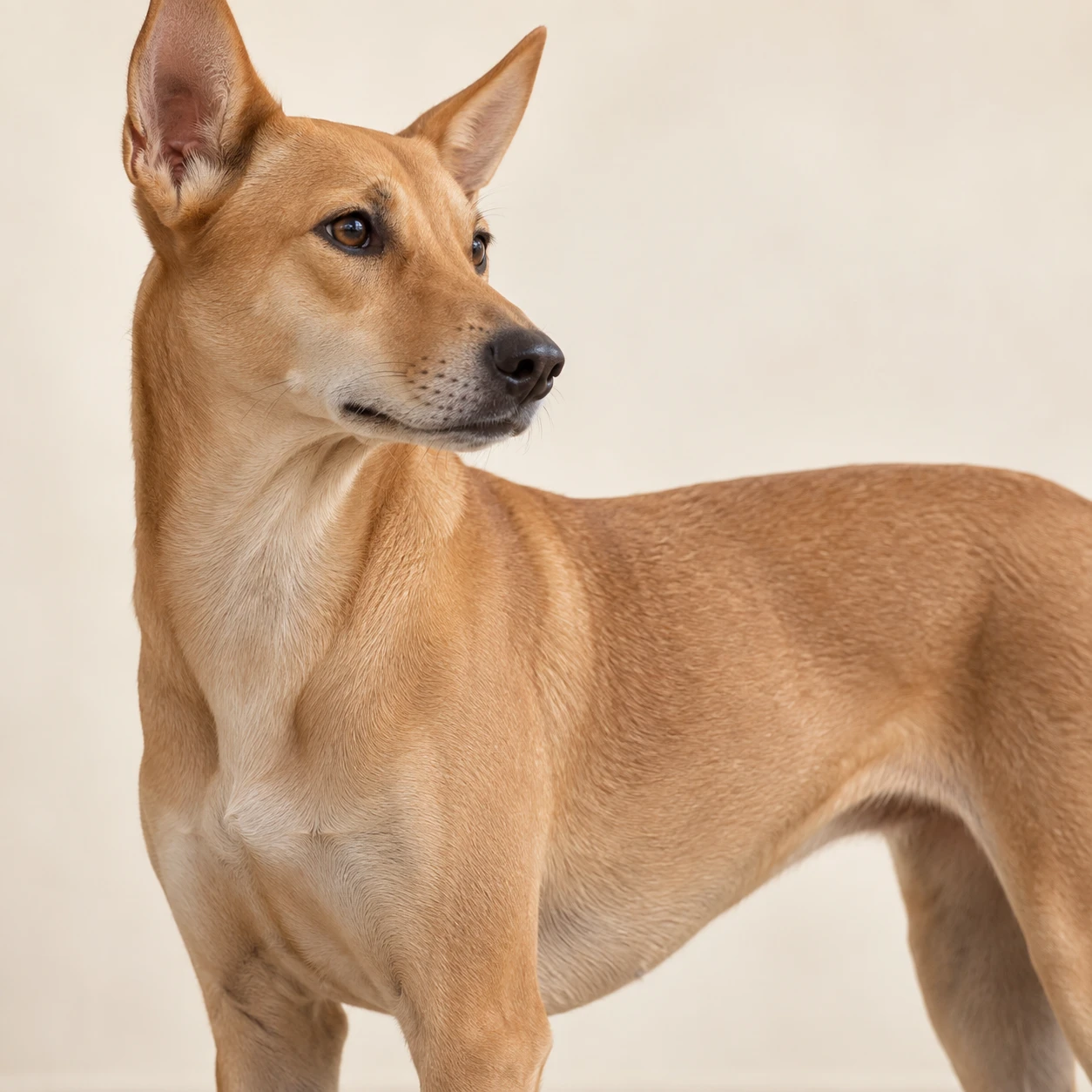 Smooth & short — Hair sits close to the skin; very little length.